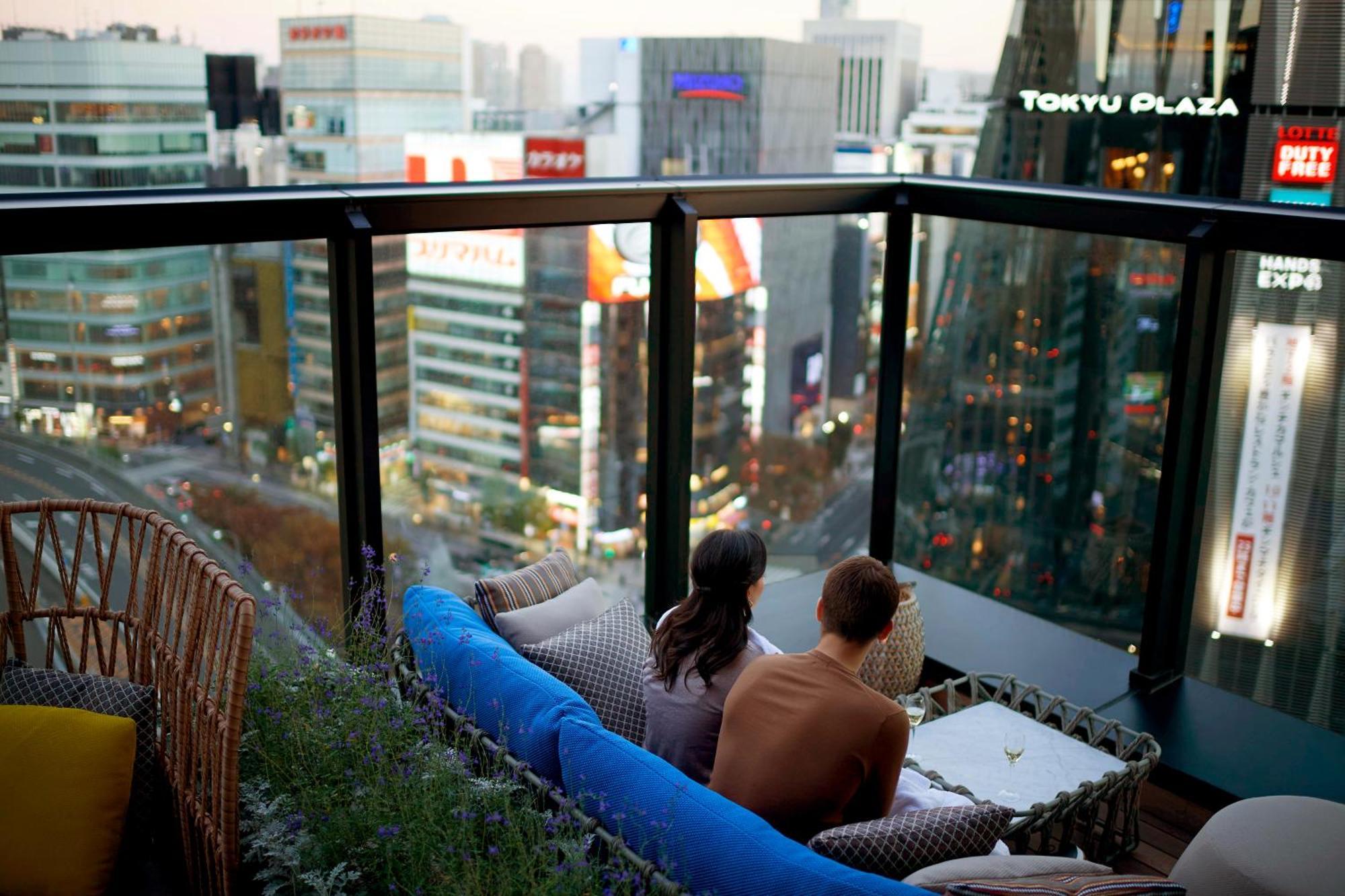 The Gate Hotel Tokyo By Hulic Exterior foto View from the Sky Bar